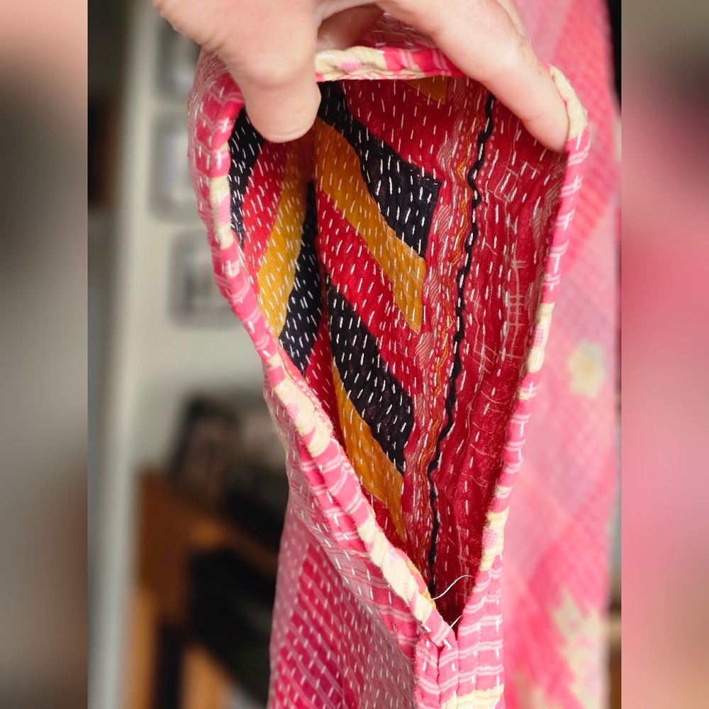 Kantha Bae Midi Mumu Tunic Dress - Picture 6 of 7